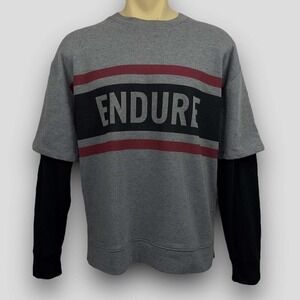 George men's sweater‎ LARGE grey and black NWT